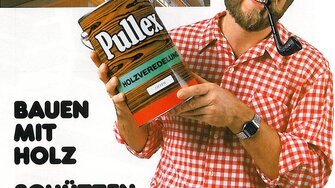 Ako sa časy menia: Kedysi to bol „Hiasl, domáci majster“, kto inzeroval Pullex, dnes je to cool „bojovník Karate“. | © ADLER