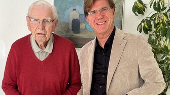 Vedúci divízie ADLER Alexander Ringler s vývojárom spoločnosti Pullex Rolfom Pellengahrom. | © ADLER